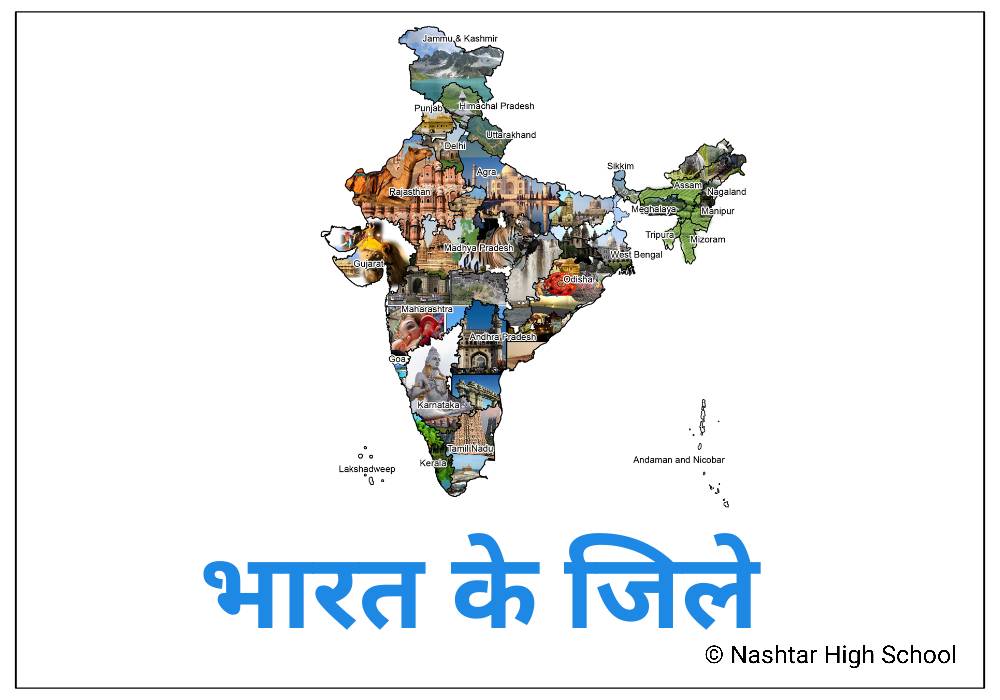 भारत में जिलों की संख्या कितनी है